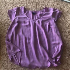 Torrid flowy purple shirt